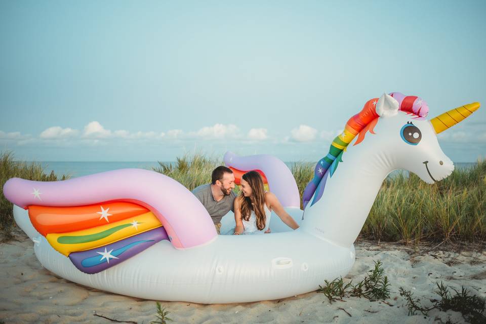 Cape Cod Beach Engagement