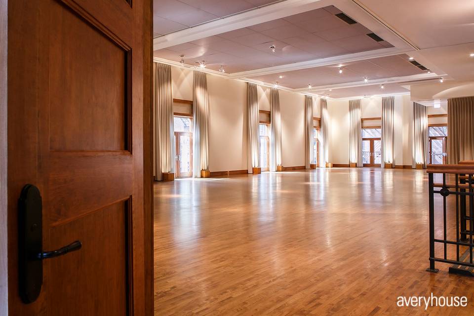 Ivy Room empty ballroom looking north from entrancePhoto Credit: Avery Househttp://galleries.averyhouse.net