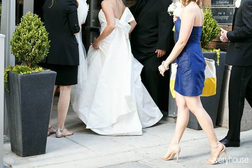 Bride entering Ivy Room