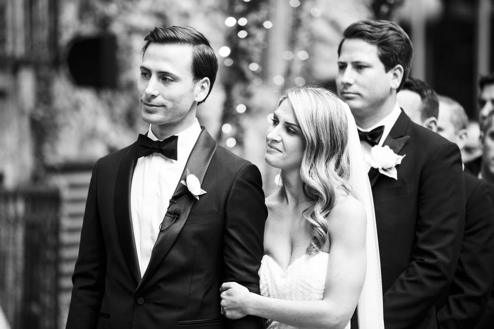 Ceremony in Ivy Room CourtyardPhoto Credit: Husar Photographyhttp://www.husarphotography.com/