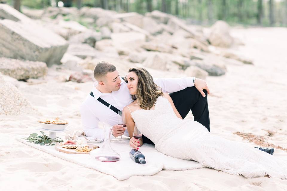 Couple on the beach