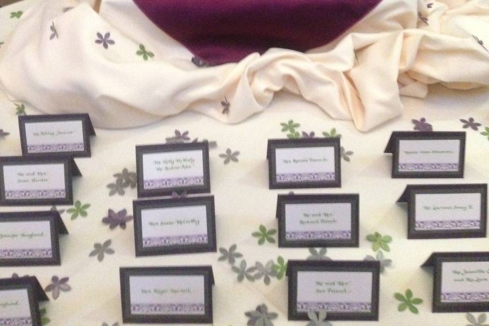 Escort cards