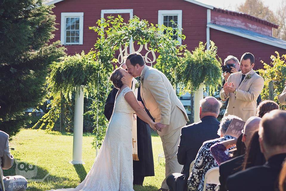 Wedding kiss