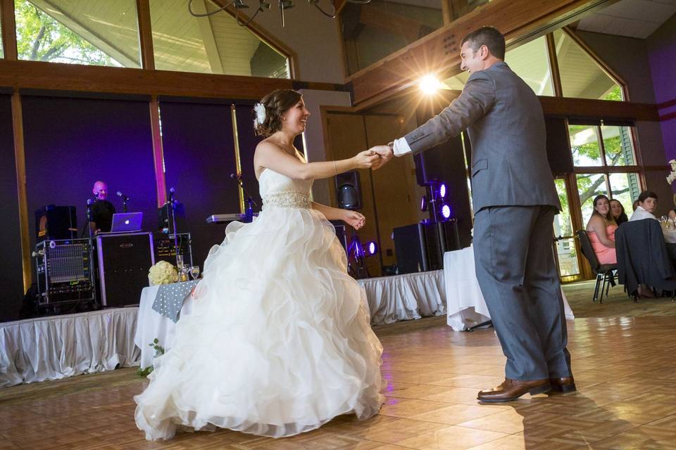 Couple dancing