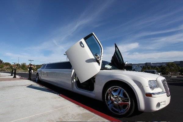 Luxury wedding transport