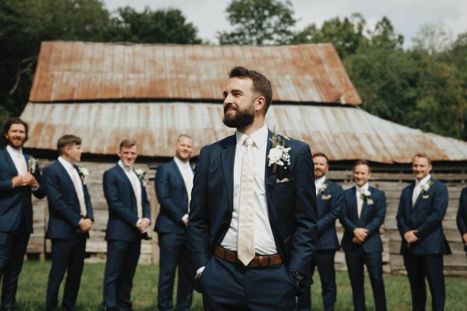 The Groom and his guys