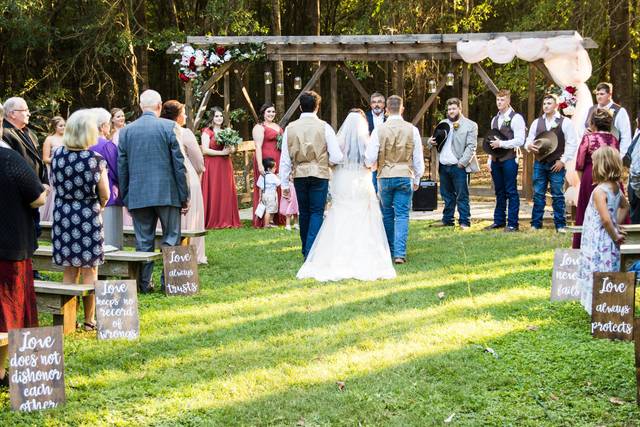 Down the aisle