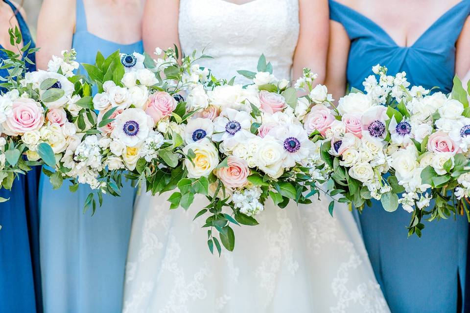Look at those bouquets