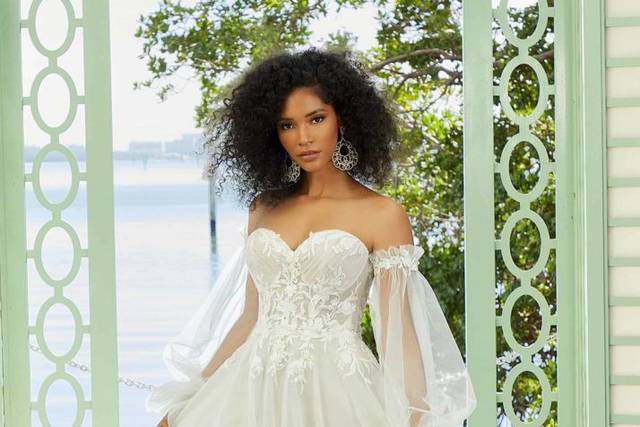 Abella by Allure E407 Bedazzled Bridal and Formal  Bridal Gowns,  Bridesmaid, Prom Dresses, Party Wear, Men's Formals, Accessories, MOB