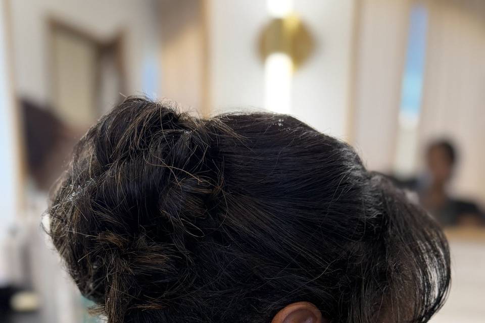 Hair makeup