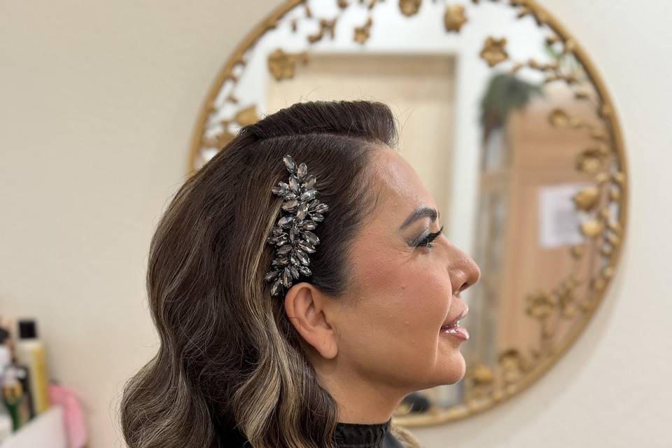 Prom hair makeup