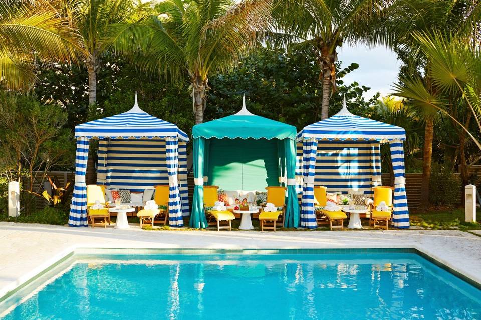 Poolside Cabanas