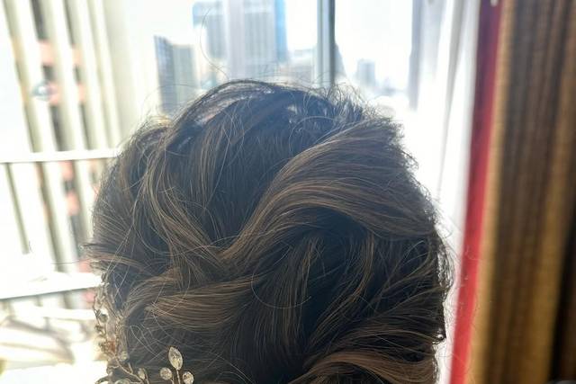 Classic updo