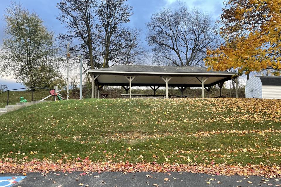 Pavilion in the fall