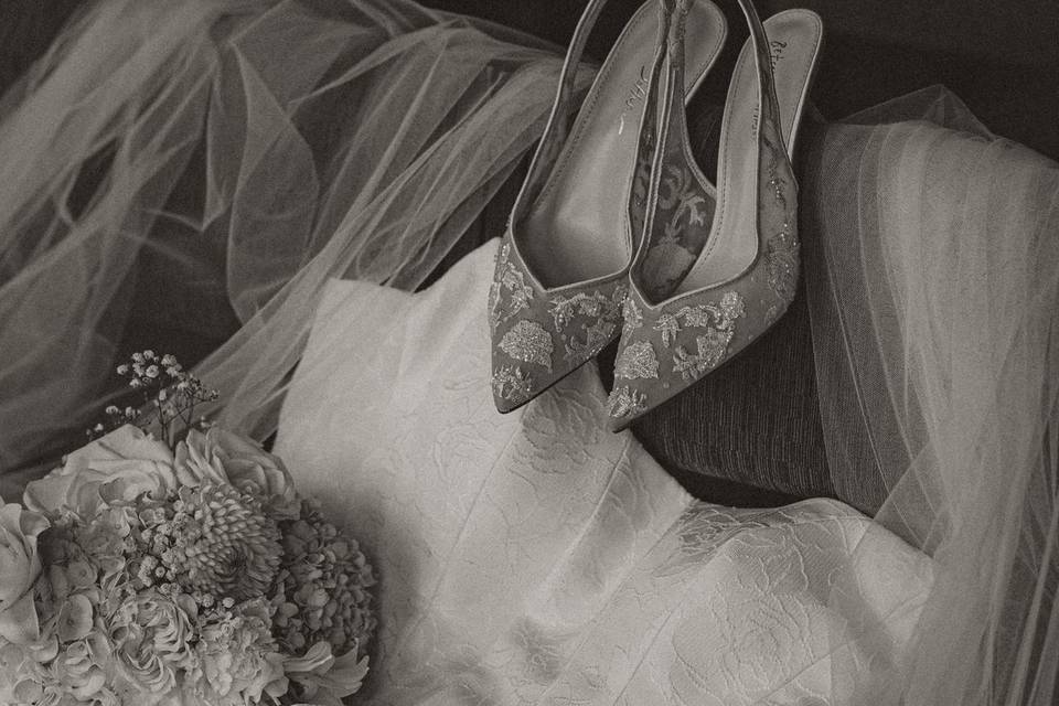 Dress Shoes & Flowers