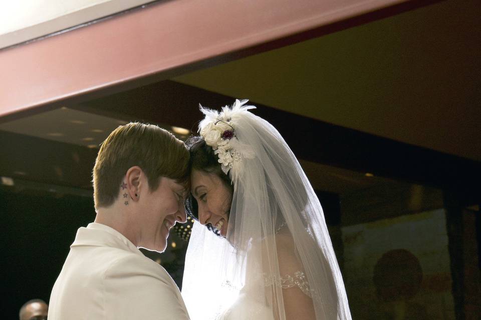 Couple's first dance