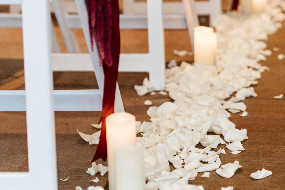 Wedding ceremony decor