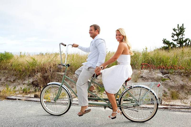 Couple on a bike