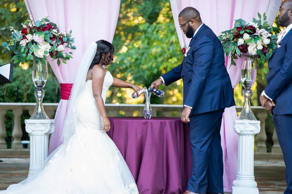 Sand ceremony