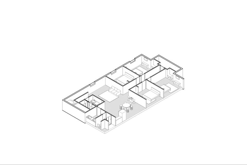 LL Floor Plan 4 Beds & 2 Baths