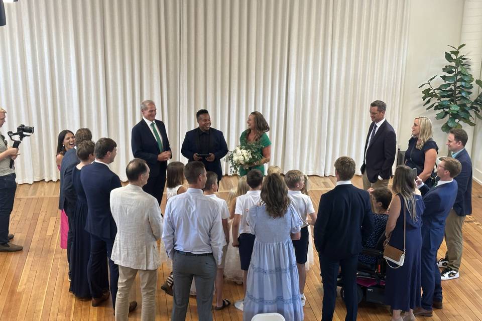 Intimate Wedding Ceremony