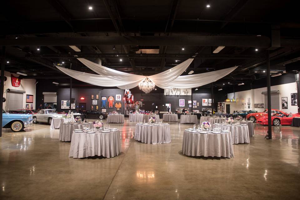 Main museum set for the reception. Pc: aaron wilcox photography