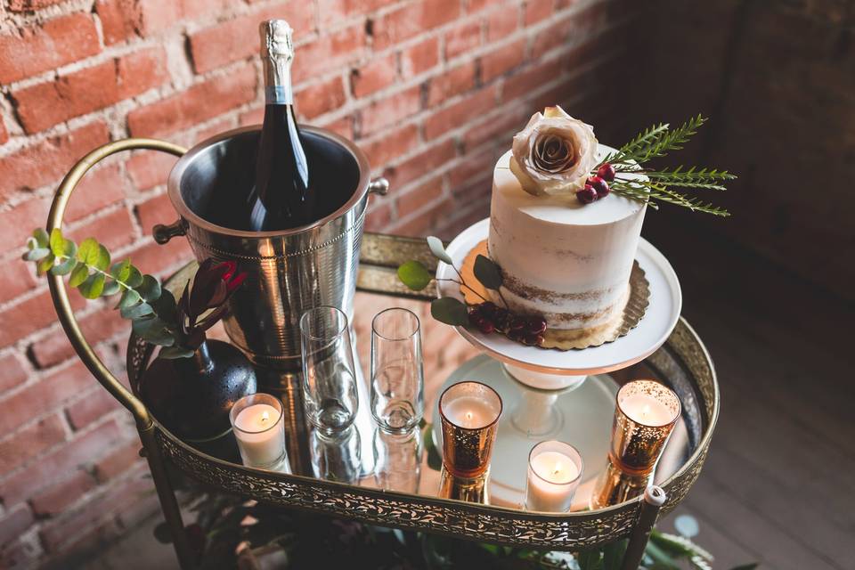 Bar cart details