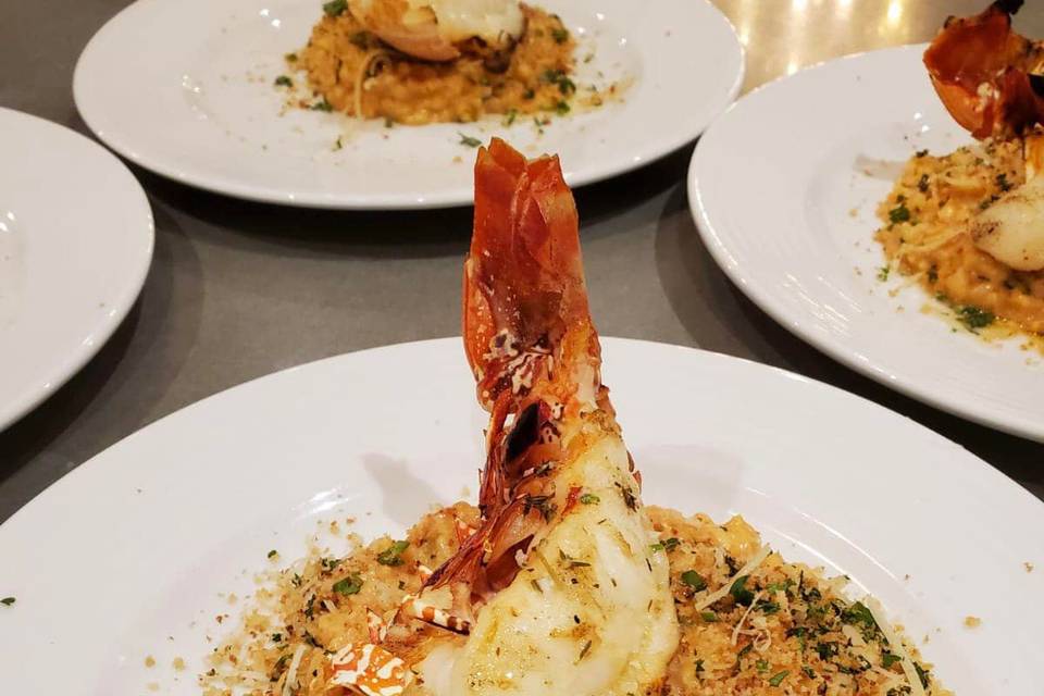 Lobster and rosotto