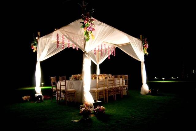 The wedding reception for families