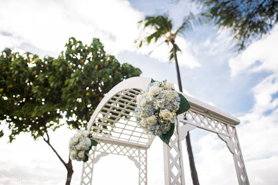 Wedding ceremony entry