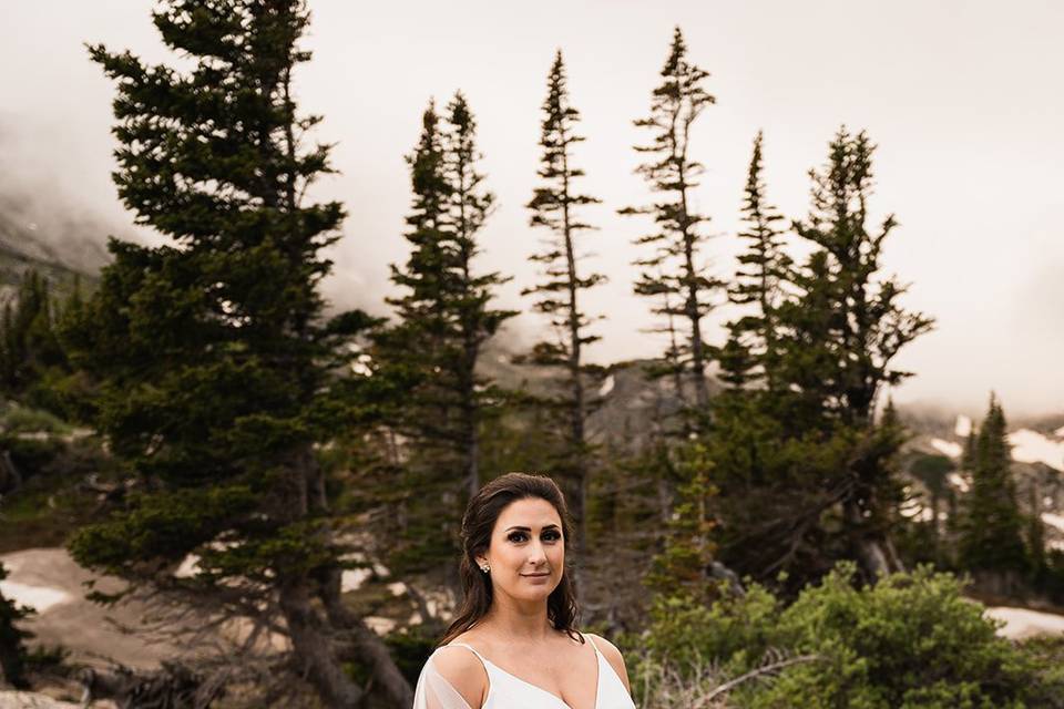 Colorado Hiking Bride