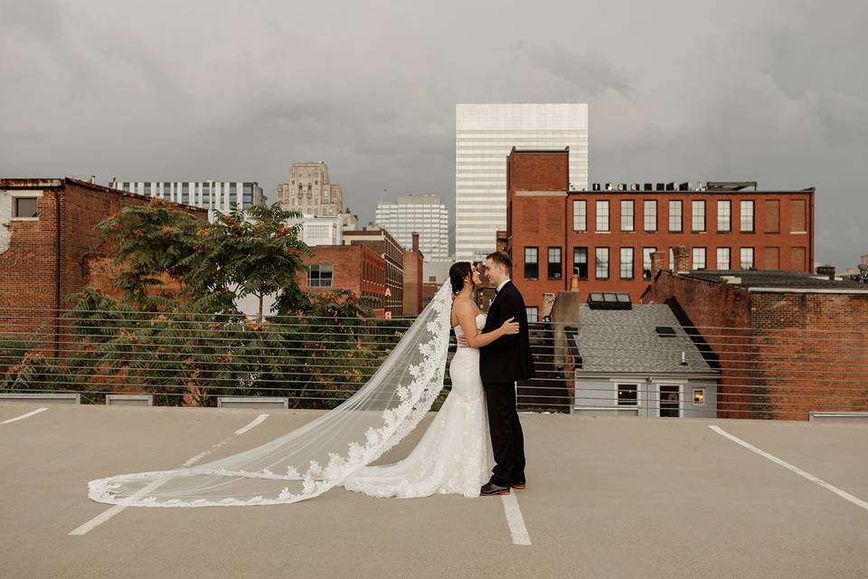 Cityscape Rooftop Photo