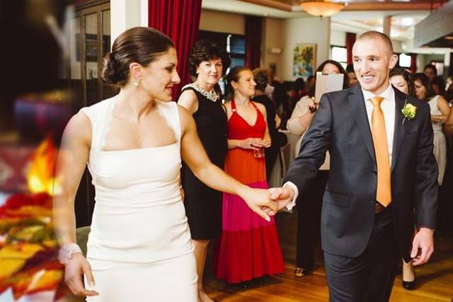 Couple's first dance