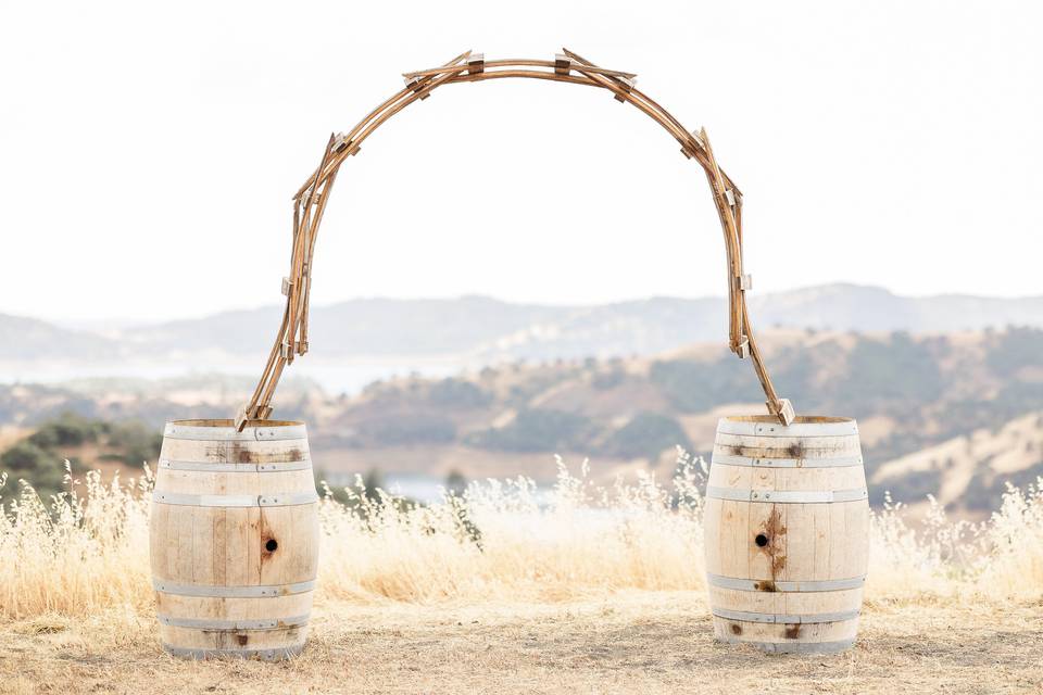 Wine Barrel Arch