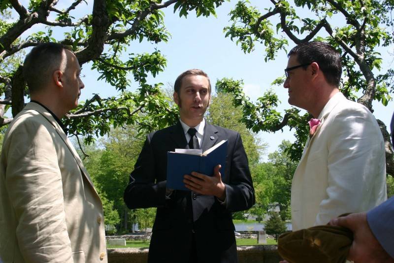 Ceremony in the park