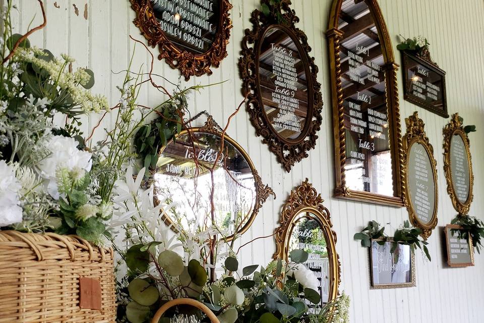 Vintage mirrors!