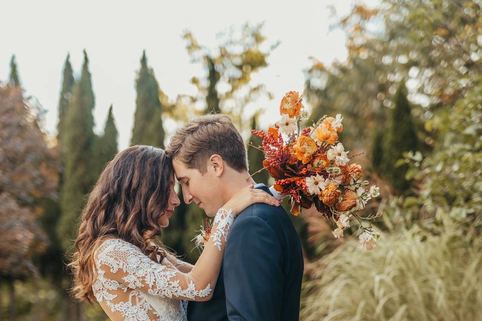 Bride and groom