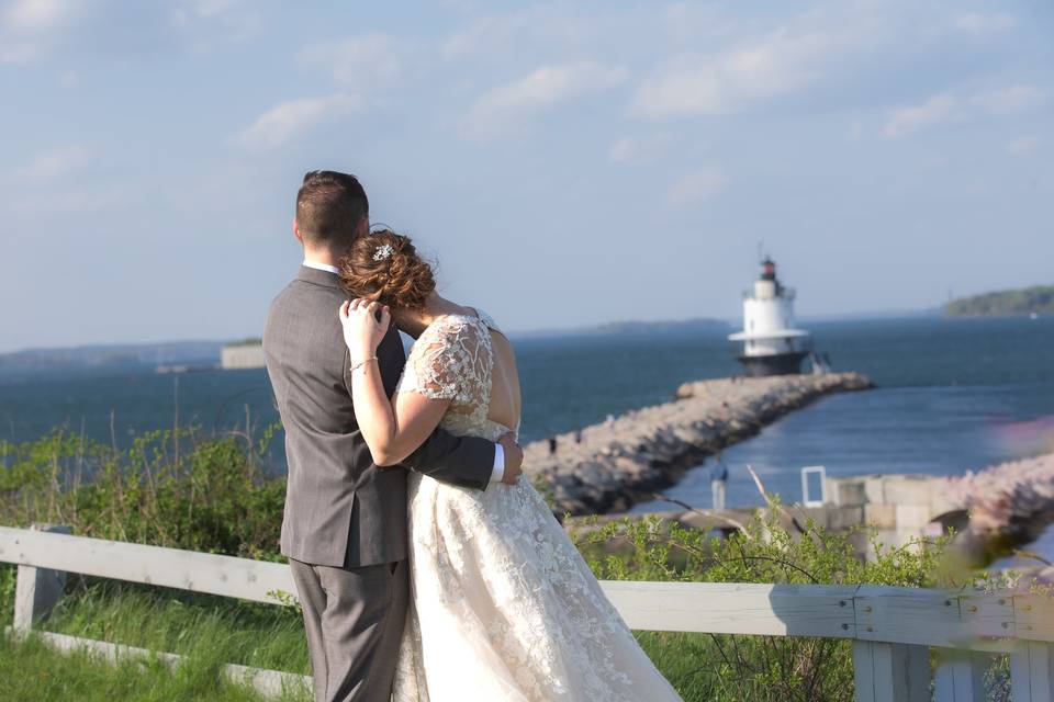 Looking out at the view - Chelsea Gorasia Weddings