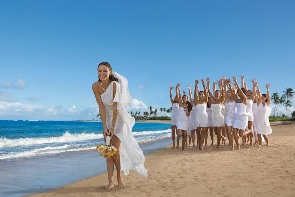Beach Flower toss