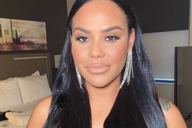Glam makeup look