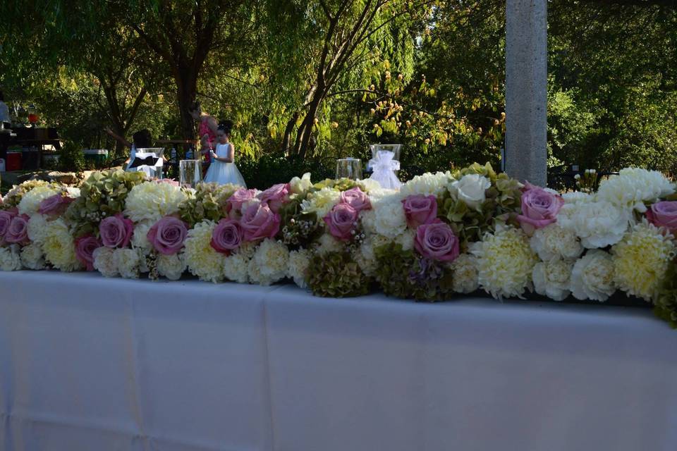 Table setting, Floral Design by Anything's Possible Events