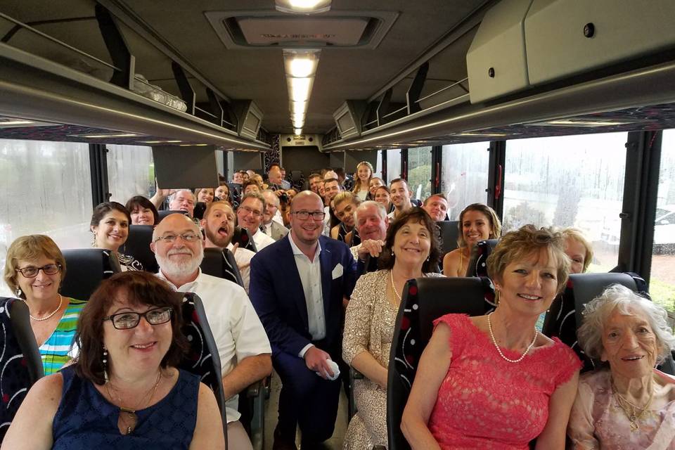 Shuttle for wedding guests