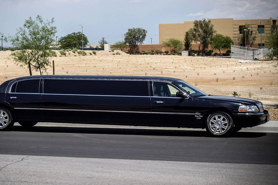 14 seater black limo