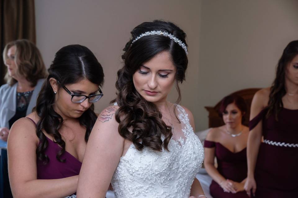 Simple bridal makeup look