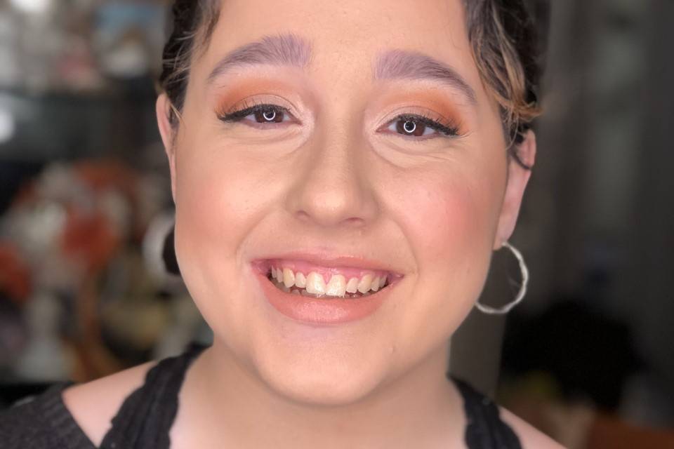 Engagement shoot makeup
