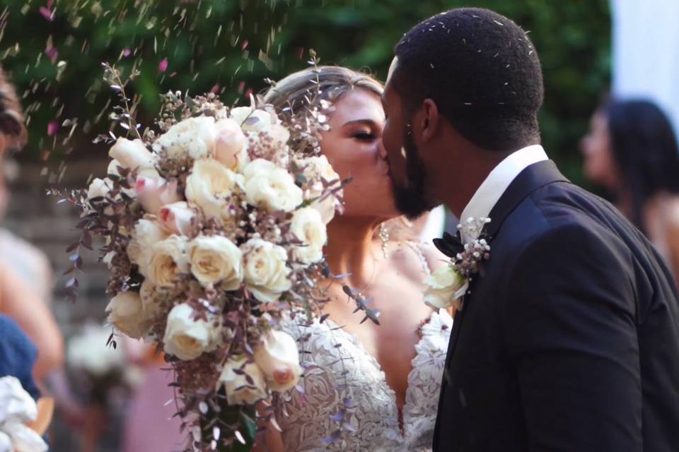 Ceremony Exit Kiss