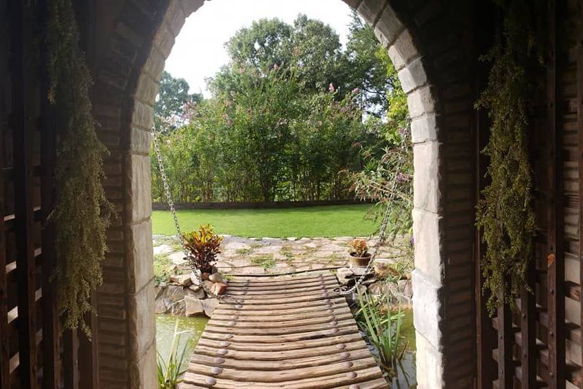 View from the moat foyer