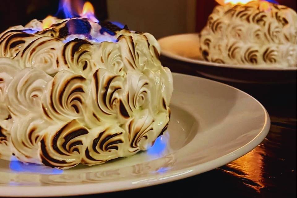 Baked Alaska for engagement