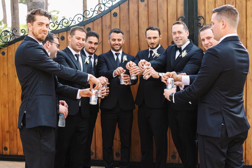 The groomsmen