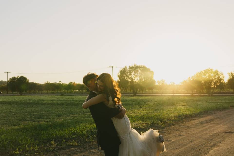 Sunset in the Field!